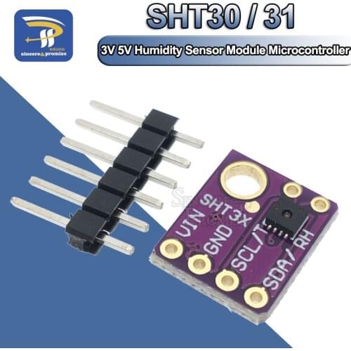 IIC I2C Interface SHT30 SHT30-D Digital Output Temperature Humidity Sensor Accuracy Breakout Weather SHT31 SHT31-D For Arduino
