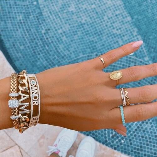 JYZSHINY Rigid Bracelets