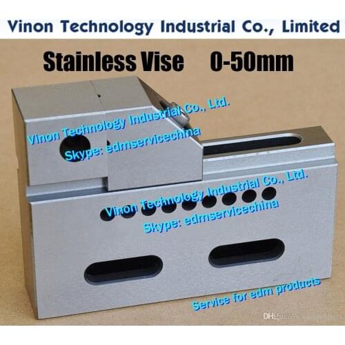 Max Open:0-50mm Stainless Vise VS50, EDM GRINDING VISE hold 50mm for edm machine, precision vise of stainless for EDM