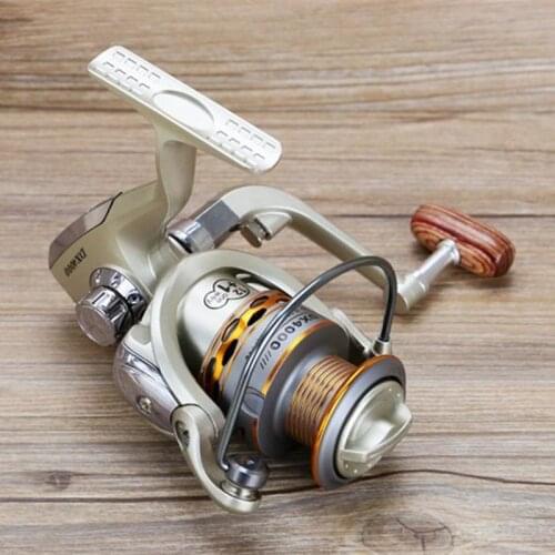 Metal spool rocker arm 13BB 5.5:1 Lure Reel Spinning Fishing Reel 1000-7000 fishing reel Ultra Light Smooth Rock Fishing weel
