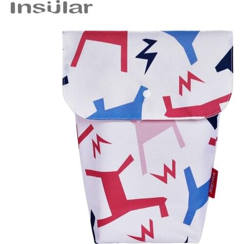 Insular Multifunctional Baby Diaper Nappy Bag Mother Nursing Reusable Fashion Diaper Organizer Portable Large Capacity Mummy Bag