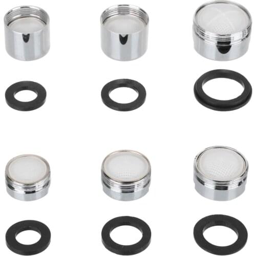 Stainless Steel Male Female Tap Aerator Diffuser For Bubbler Sprayer Water Saving Filter Nozzle+Washer