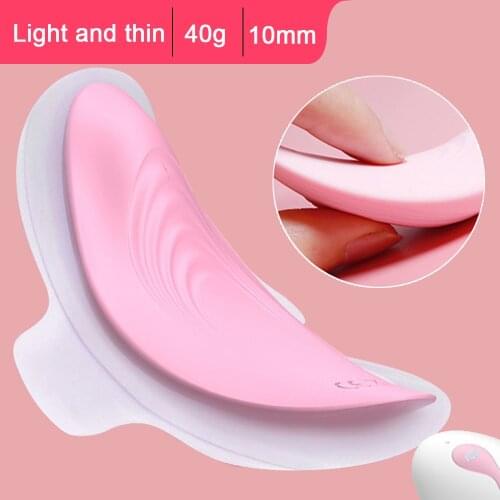 Invisible Wearable Dildo Vibrator Sex Toys for Women Light Panties Vibrator Clitoris Stimulator Remote Control Strapon Dildo