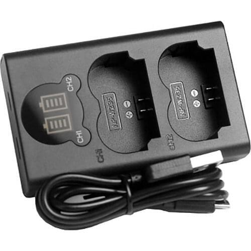 NP-W235 Camera Battery Charging Dock Smart Display USB Dual Charging Dock, Suitable for Fuji XT4 XT-4 Battery Charging