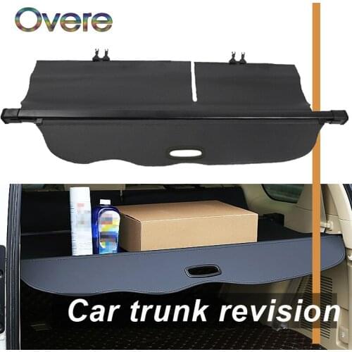 Overe 1Set Car Rear Trunk Cargo Cover For Toyota Prado J150 2010-2018 Car-styling Security Shield Shade Retractable accessories