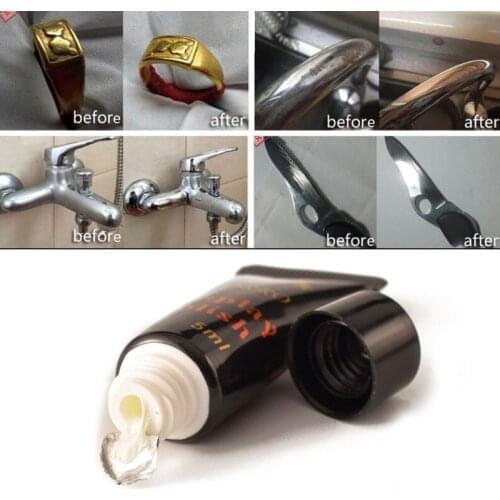 5ML Metal Jewelry Polishing Paste Scratch Repair Rust Removal Cleaner for Alloy Brass Gold Silver Jewelry Cleaning Paste