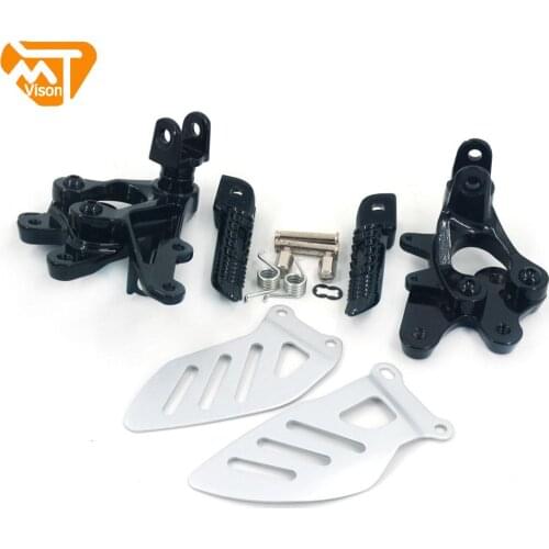 Motorcycle Front Foot Pegs Pedals Foot Pegs Footrests For SUZUKI GSXR1000 2009-2010