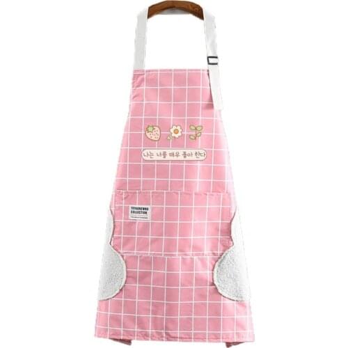 Attractive Pattern 8 Colors Waterproof Adjustable Cooking Apron for Cooking