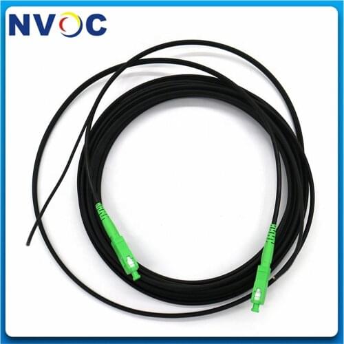 SM,1Cores,G657A1,20M FTTH GJXH Indoor Fiber Optic Patch cord,SM,2 Steel Wires,Simplex,G657A,LSZH,SC/APC Drop Patch Cord