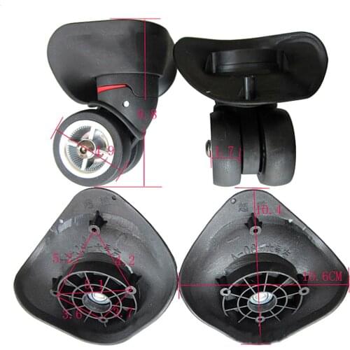 A08 Replacement Luggage Wheels for Suitcases Repair Hand Spinner Caster Wheels Travel Suitcase Parts Accessories Luggage Wheel