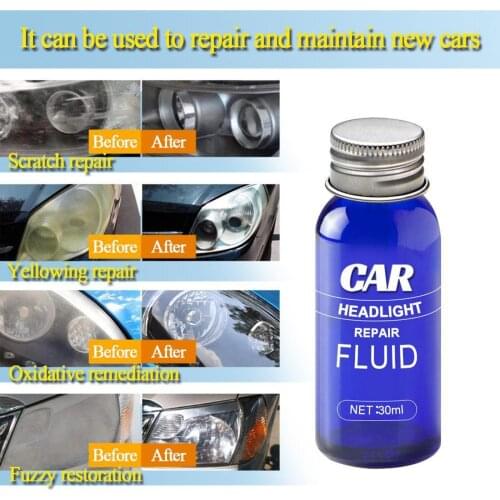 Car Headlight Polishing Agent Scratch Remover Repair Liquid Restoration Kit Car Scratch Repair Coating Repair