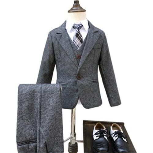 Suit for boy One button boys suits for weddings costume enfant garcon mariage boys blazer jogging garcon 3pcs/set