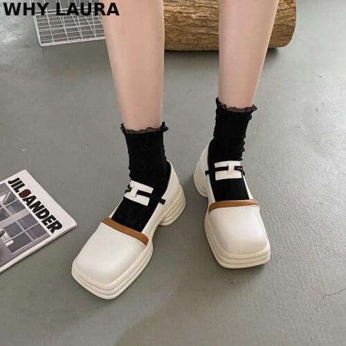 Lolita shoes female Japanese style retro soft sister girl high heels waterproof platform college students clothing shoes platfor