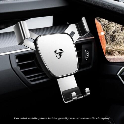 Universal Fashion Car Mobile Phone Holder Air Vent Mount Stand For Abarth 500 Stilo Ducato Palio Bravo Doblo Car Accessories