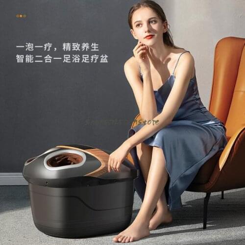 Double Foot Bath Foot Basin Household Full Automatic Massage Heating Constant Temperature Foot Therapy Machine Foot Bucke