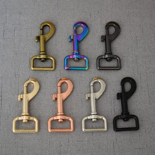 1 pcs/pack 25mm Metal Buckles Lobster Clasp leash Carabiner Snap Hook Key Chain Bag Part DIY Metal Buckle Hardware Accessories