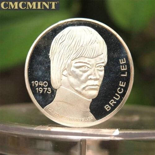 .100 Silver Mills .999 Bruce Lee Round