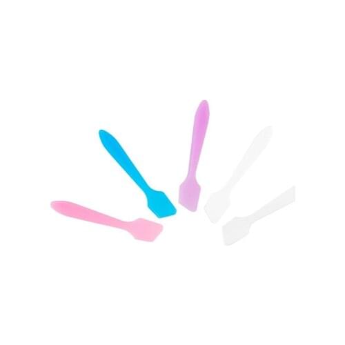 1000pcs Disposable Facial Cream Spatulas,Skin Care Makeup Mask Tip Scoops Frosted Cosmetic Spatulas Mixing and Sampling (color)