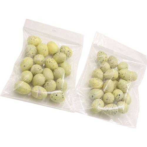 20x Artificial Handmade Artificial Bird Eggs Speckled Bird Eggs DIY Micro-landscape Home Decoration handmade art Crafts