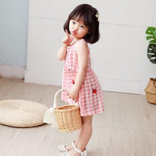 Boutique Girls Dress Summer Vest Dress Girls Clothes Lovely Princess Costume Kids Dresses For Girls Casual Dress 2021 New
