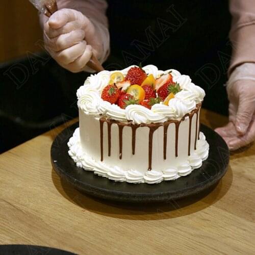 European Ceramic Cake Pan Marble Texture Decorative Dessert Display Trays Simplicity Home Decoration Modern Kitchen Accessories