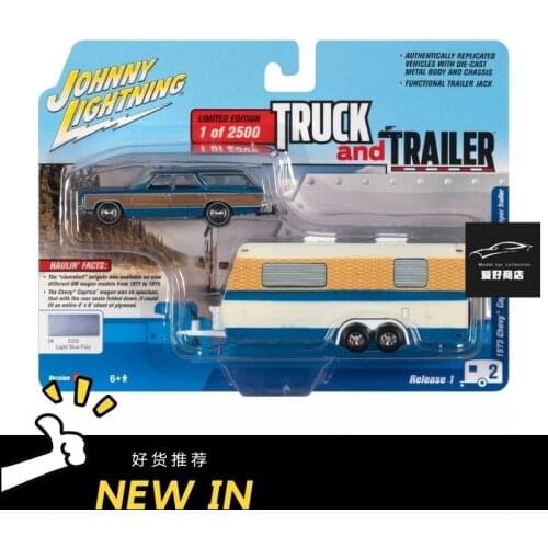 Johnny lightning 1:64 1973 chevy caprice wango with trailer limited 2500 Collection of die-cast alloy car models