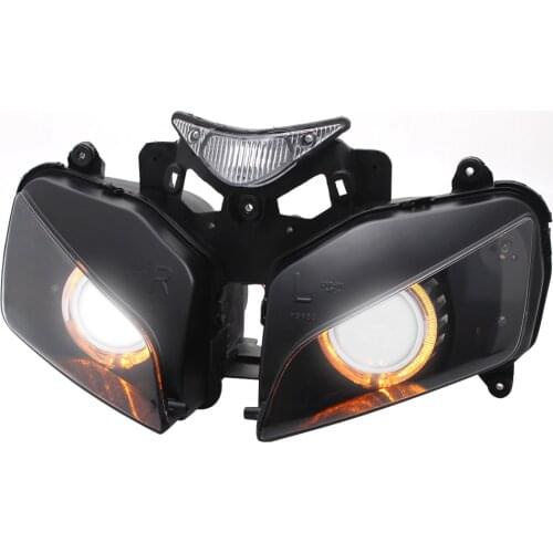 Modified Assembled Headlight Projector Headlight HID Amber Angel Light Fit For Honda CBR1000RR CBR 1000RR 2004 2005 2006 2007