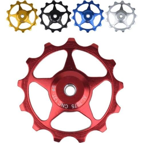 MTB Road Bike 11T/13T Guide Cycling Aluminum Alloy Rear Derailleur Wheel Pulley Запчасти для велосипеда шатуны для велосипеда