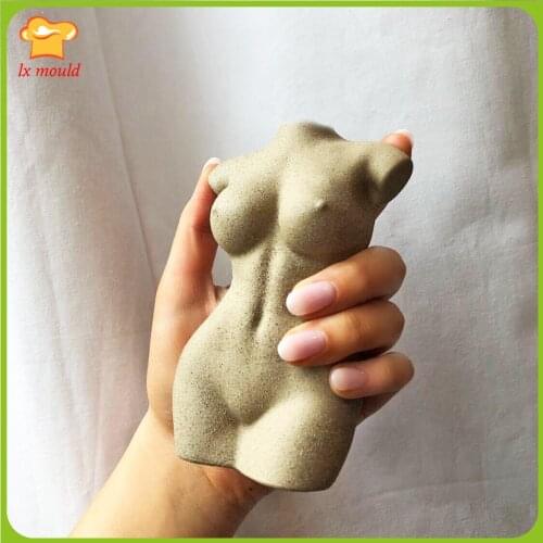 New Woman Body Soap Mould Candle Gypsum Handmade Food Grade Silicone Mold 3d Female Body