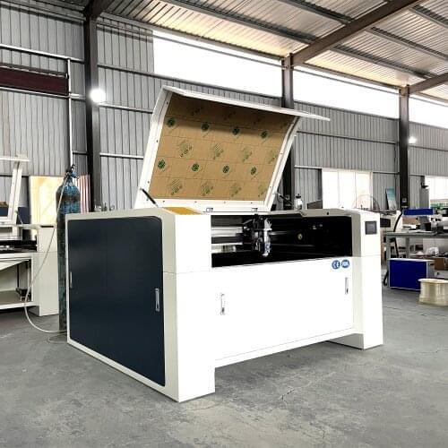 Latest Tech Reci 150W 1390 Ruida Control Laser Engraving And Cutting Machine With 900*1300mm Auto Up And Down Working Table