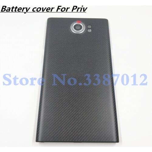 Original New Battery Back Cover For Blackberry Priv Rear Housing Back Case With Side Buttons+Camera Lens Replacement Part