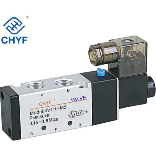 Pneumatic solenoid valve group 4V210-08 two-position five-way control valve 220v AIRTAC type 24V battery valve 4V110