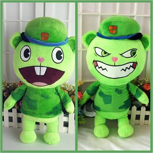 Happy Tree Friends plush dolls Anime HTF Flippy plush toys 40cm soft pillow high quality for gift free shipping