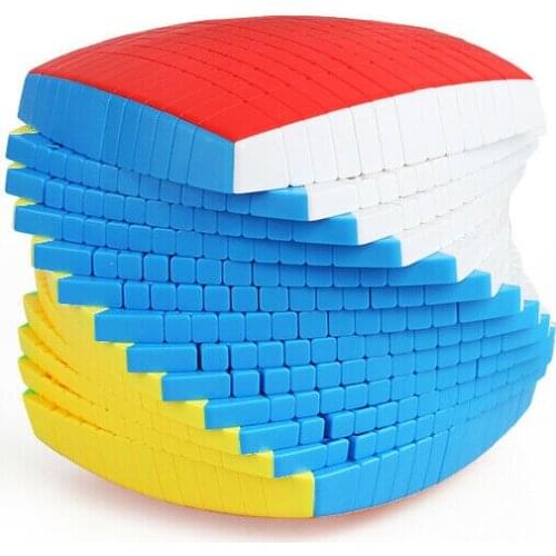 SS 13x13x13 Speed Magic Cube Professional Twist Puzzle Multi-Color Intelligence Toy Stickerless ABS Ultra-Smooth Brain Teaser