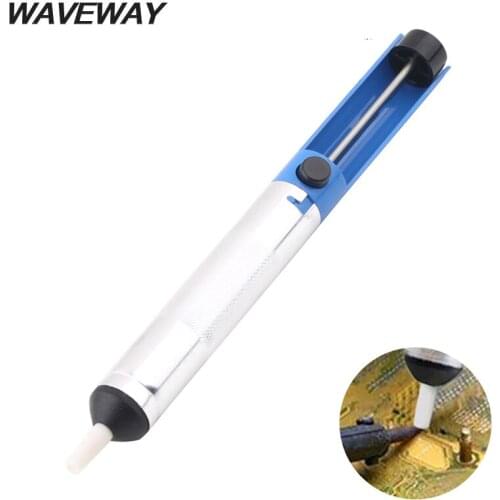 Sporadic Aluminum Metal Desoldering Pump Suction Tin Soldering Sucker Pen Removal Vacuum Soldering Iron Desoldering Gun Tools
