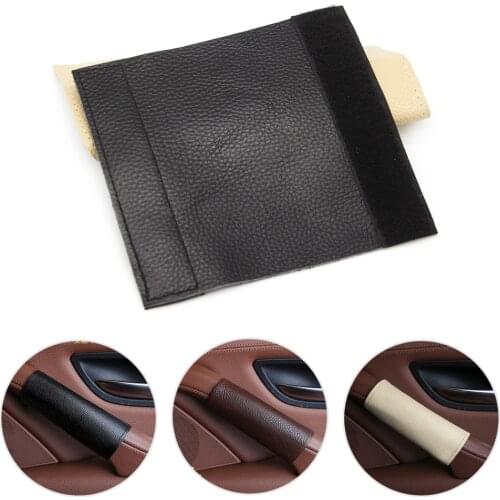 Car Styling Interior Microfiber Leather Door Panel Handle Pull Trim Cover Inner Handle Cover For BMW 5 Series F10
