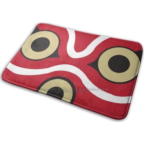 Wolf Princess Mat Rug Carpet Anti-Slip Bedroom Entrance Door Mat Austin Whitaker Whitakera Ghibli Princess Mononoke Princess