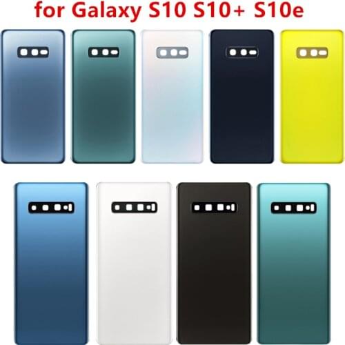 For SAMSUNG Galaxy s10 s10+ s10e Back Battery Cover Door Rear soft Housing Case Replacement Battery Cover