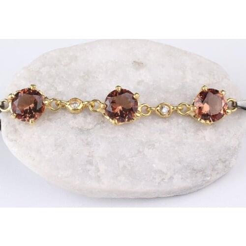 Zultanite Silver Bracelet for Women, Art Deco Silver Wristband, Color Changing Zultanite Silver Gold Plated Handmade Jewelry