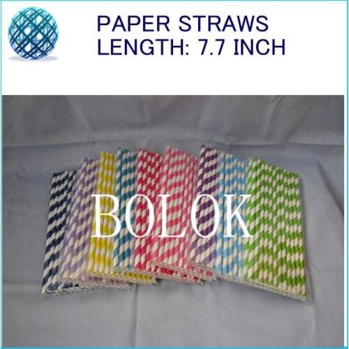 10000pcs Mixed Striped Polka Dot Colorful Pretty Drinking Paper Straws Striped Polka Dot Chevron Wedding Party