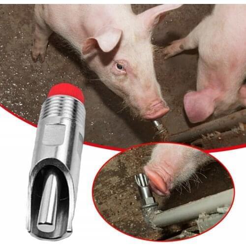 5PCS Cattle Cow Sheep Pig Water Drinker Bowl Drinking Valve Stainless Steel Water Feeder Faucet Farm Animals Accessories New