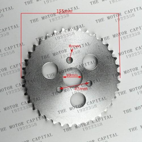 Free shipping 30mm 420 37Tooth Aluminum Monkey Bike Rear Drive Chain Sprocket
