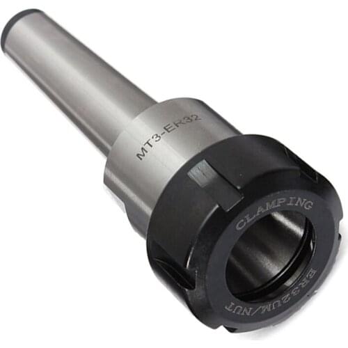 1pc ER32 ER Collet Chuck Holder MT3 M12 Morse Taper Extension Rod For CNC Lathe Milling Tool