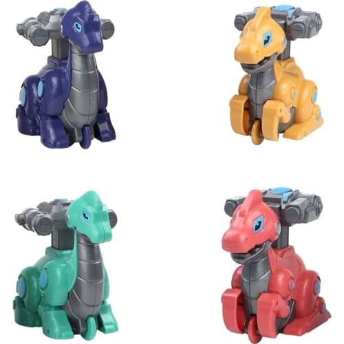 Kids Cartoon Animal Dinosaur Doll Children Press Sliding Car Early Educational Toy Gift