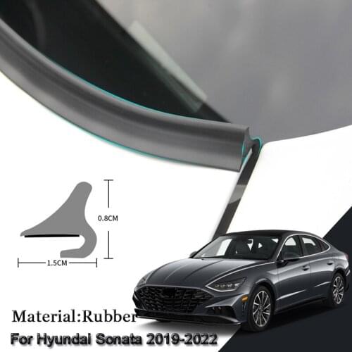 DIY Car Seal Strip Windshied Spoiler Filler Protect Edge Weatherstrip Strip Sticker Car Accessories For Hyundai Sonata 2019-2022