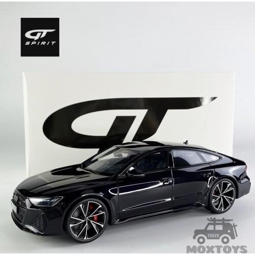 GT Spirit 1:18 Audi RS7 Sportback Mythos Black / Night Package Resin Model Car