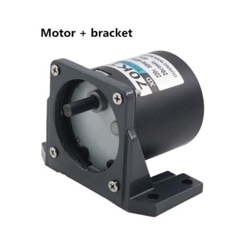 Upgraded Model 70KTYZ AC Synchronous Motor+ Bracket 220V 40W 2.5rpm -110rpm Micro Gear Motor Permanent Magnet Motor