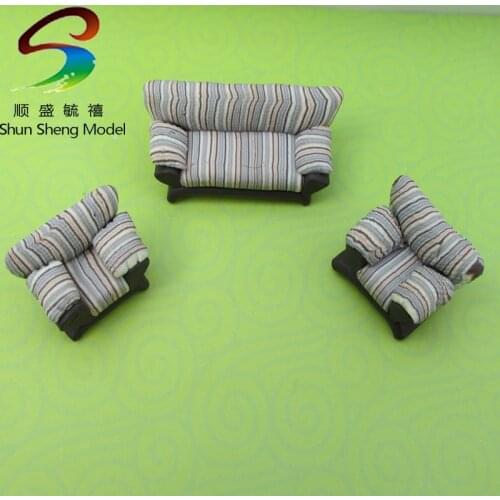 VSF18 Mini Model sofa set For Model Design scale 1:25--1:50 design flower miniature model Furniture