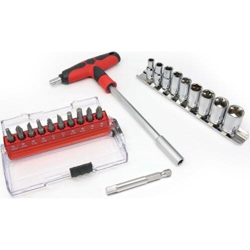 Screwdriver Kit 21 Barrel Bit Precision Magnetic Bit DIY Removable Screwdriver Set Repair Equipment Manual Tool Torx