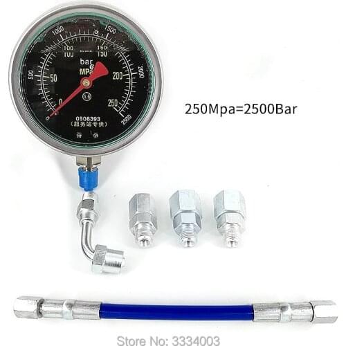 250MPA 400MPA high pressure common rail tube pump plunger pressure test tool sets